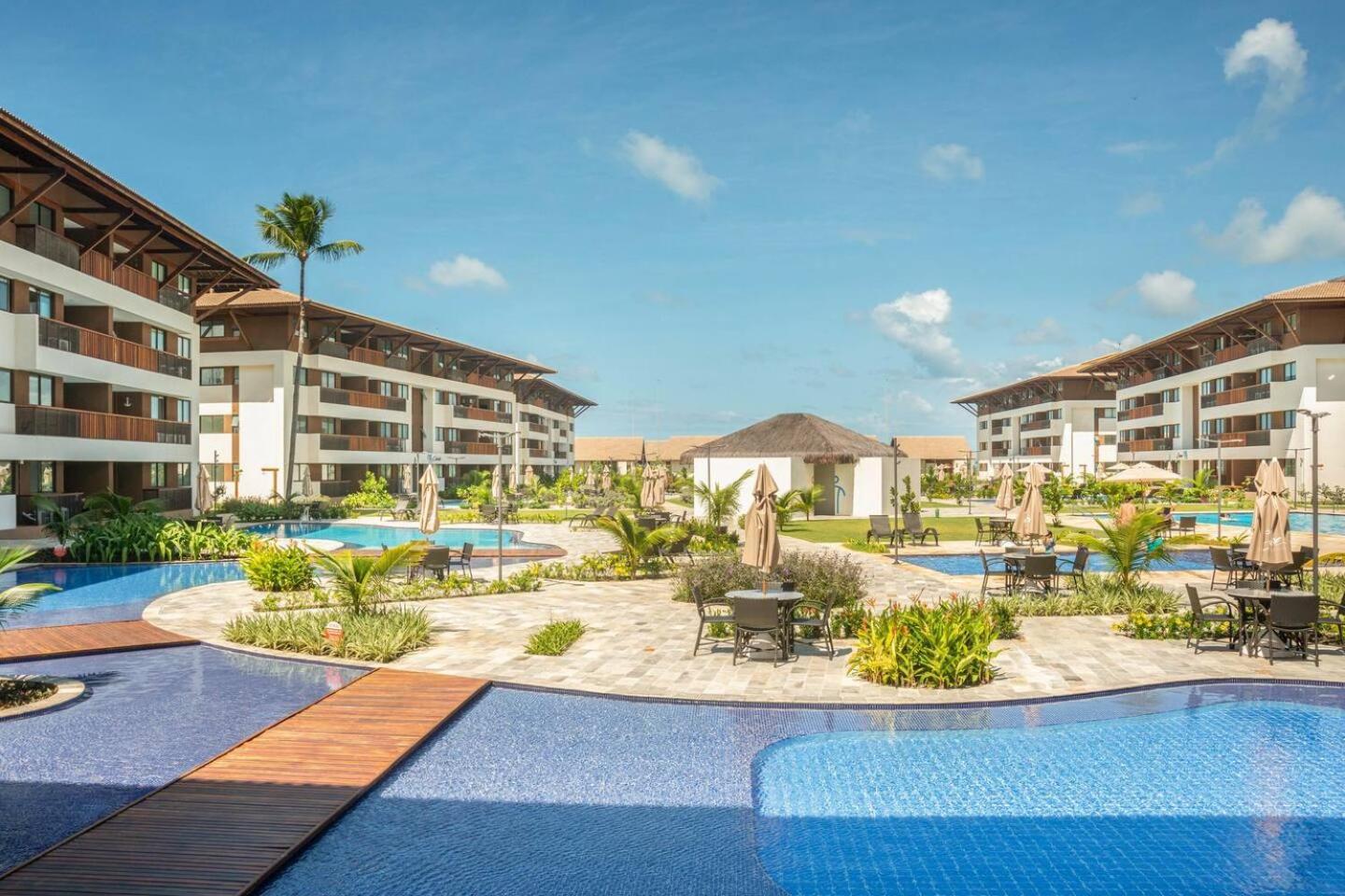 Cupe Beach Living Resort Beira Mar Porto De Galinhas Flat Luxo Sofisticado 3Qts Kültér fotó
