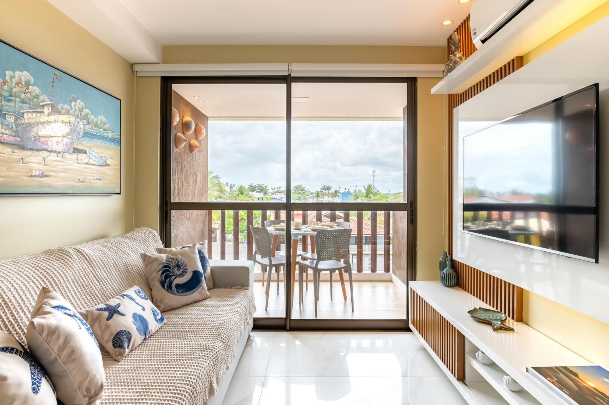 Cupe Beach Living Resort Beira Mar Porto De Galinhas Flat Luxo Sofisticado 3Qts Kültér fotó
