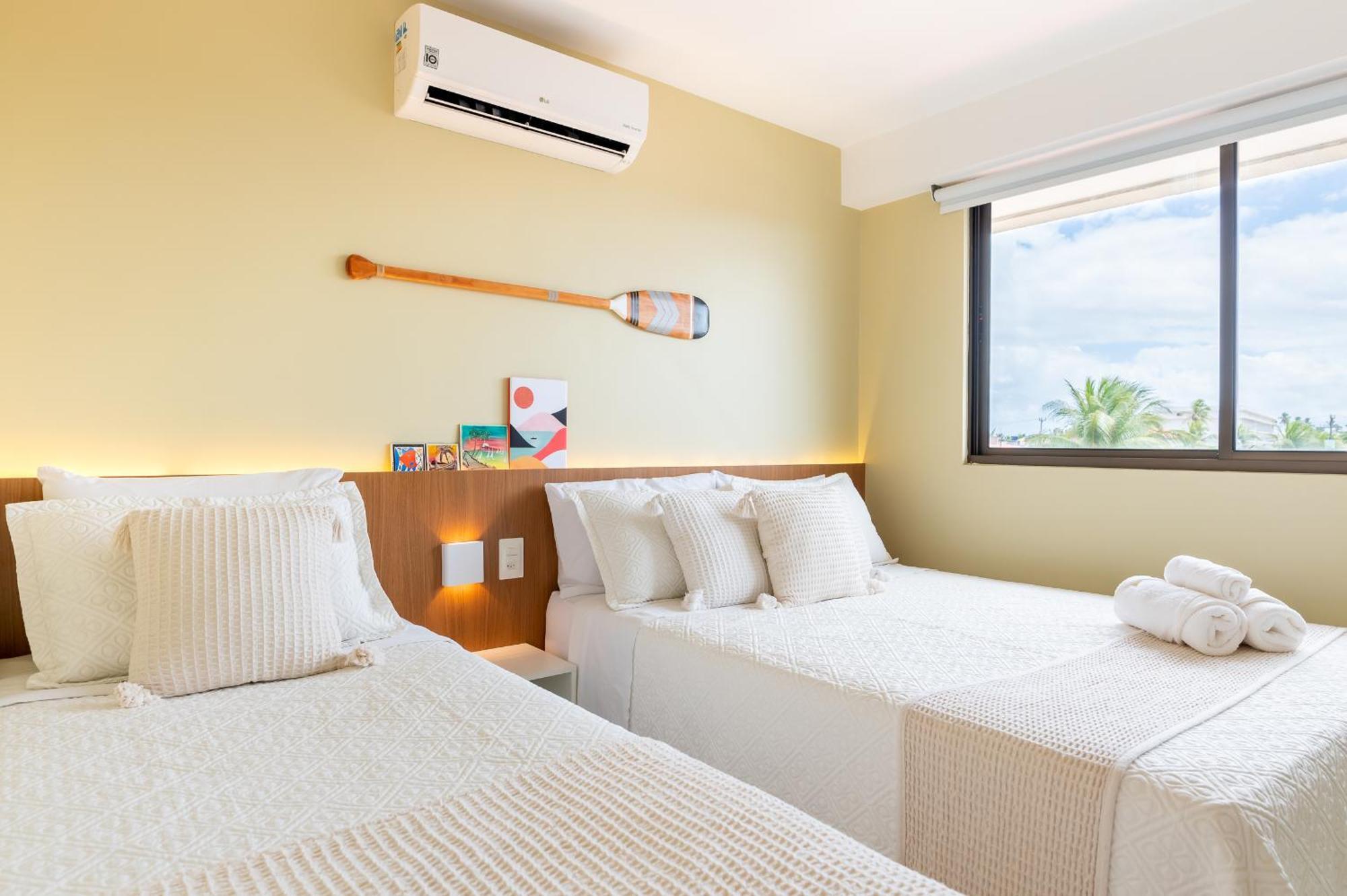 Cupe Beach Living Resort Beira Mar Porto De Galinhas Flat Luxo Sofisticado 3Qts Kültér fotó